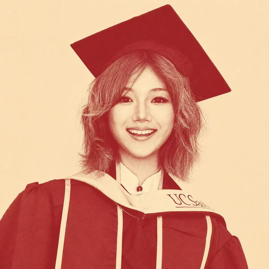 Kiara — UCSD graduation, duotone
